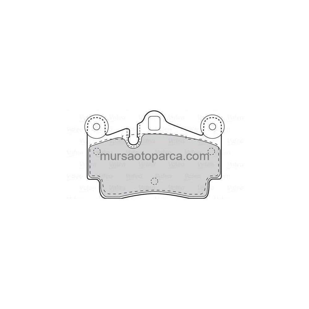 Touareg-Q7-Cayenne Fren Balatası Arka Gdb1653/Fdb1627 04- 7L0698451B