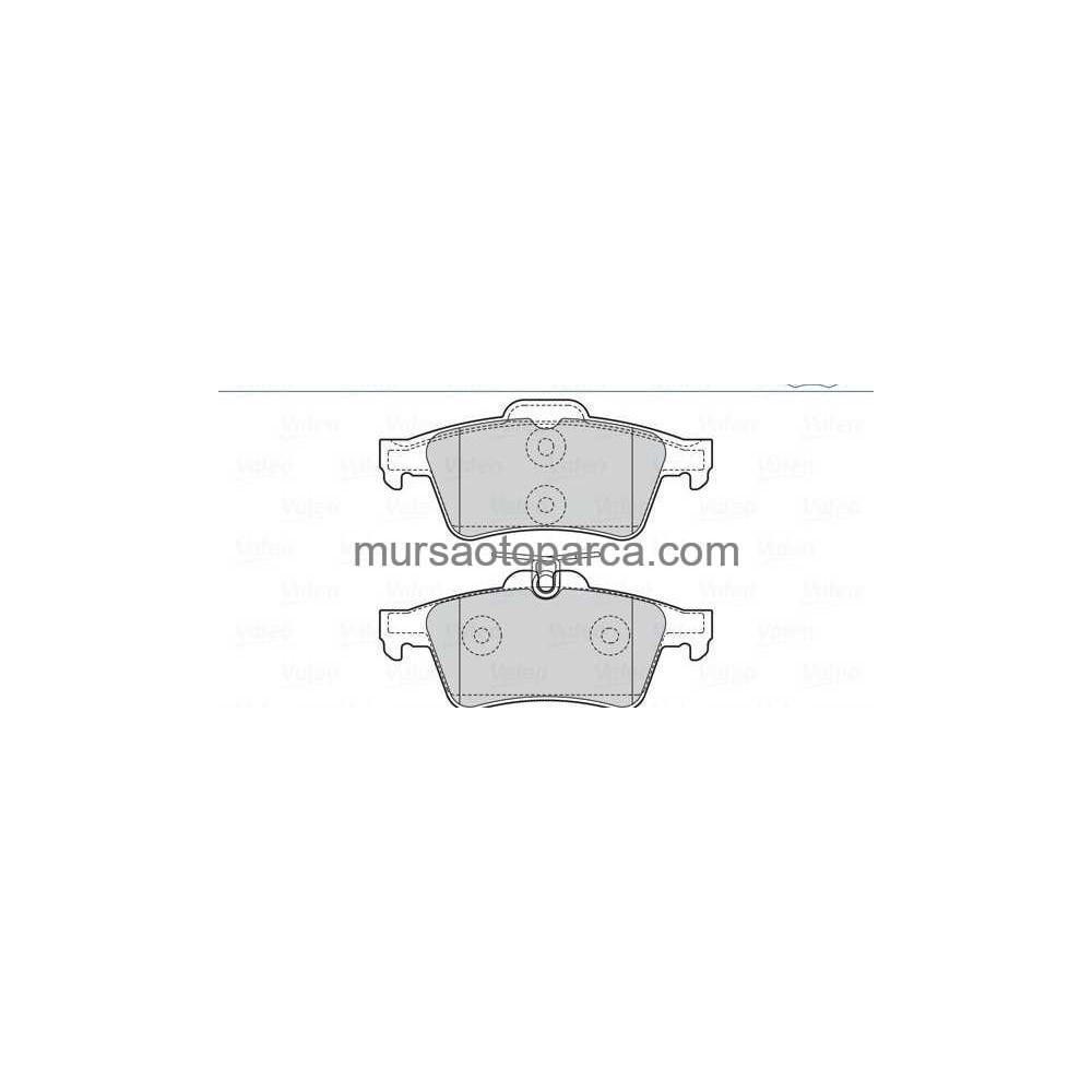 Focus/Vectra C/Citroen Fren Balatası Arka 02- Meav6J 2M008 Aa