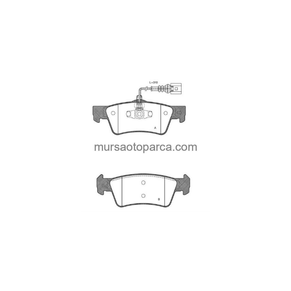 T5 Fren Balatası Arka Gdb1671 04- 7H8698451 