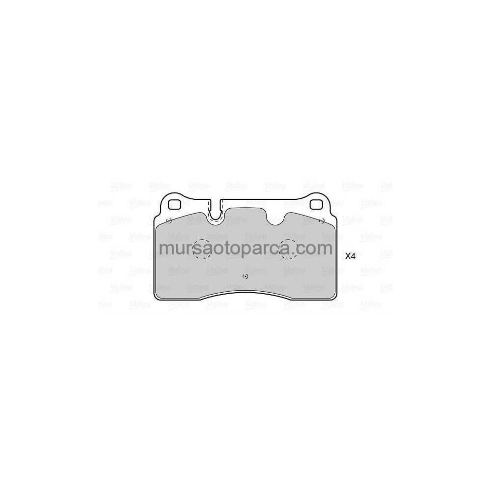 Touareg-Q7-Cayenne Fren Balatası Ön Gdb1670/Fdb1877 04- 7L6698151E