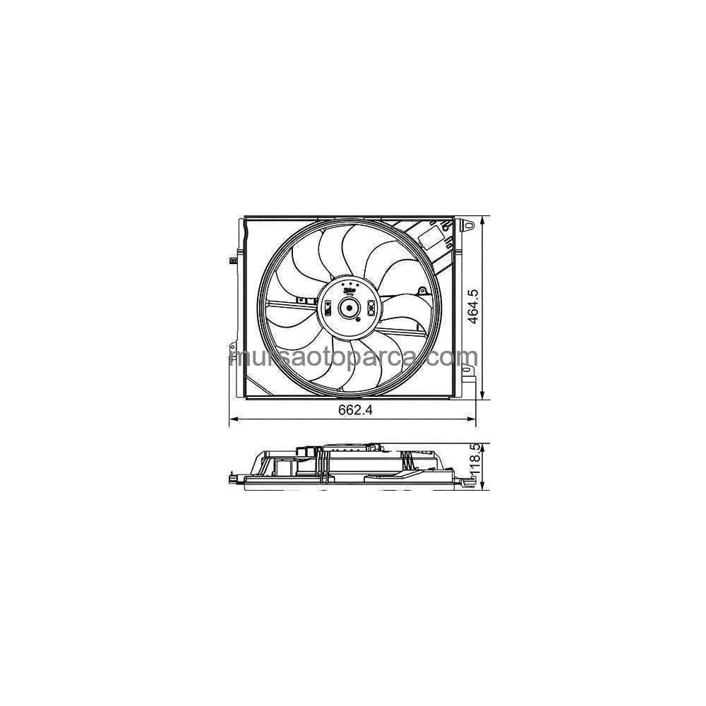 Meganee 4 Fan Motoru Komple 15- 214813939R