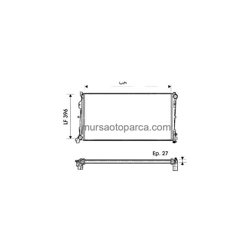 Voyager 4 Su Radyatörü 04- 8Aa 