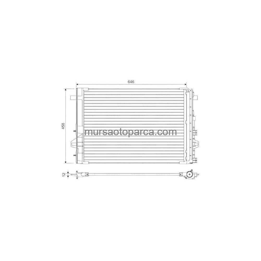 W117-176-246-156 Klima Radyatörü 2012-2018 A2465000454 