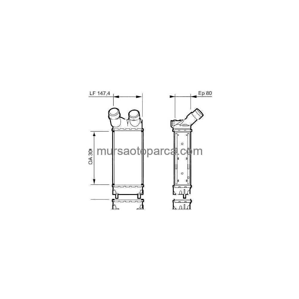 Partner Turbo Radyatörü 09- 0384L9