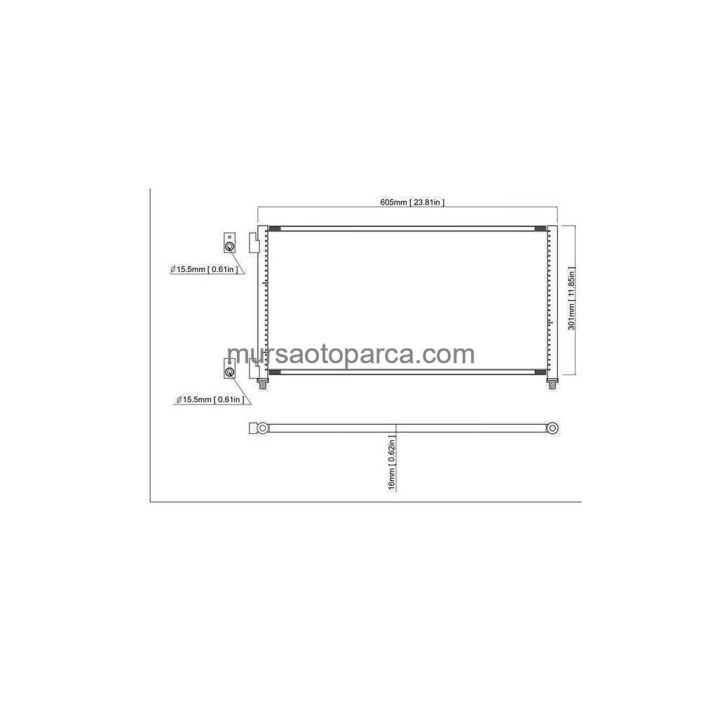 Doblo Klima Radyatörü 01-06 46821270 