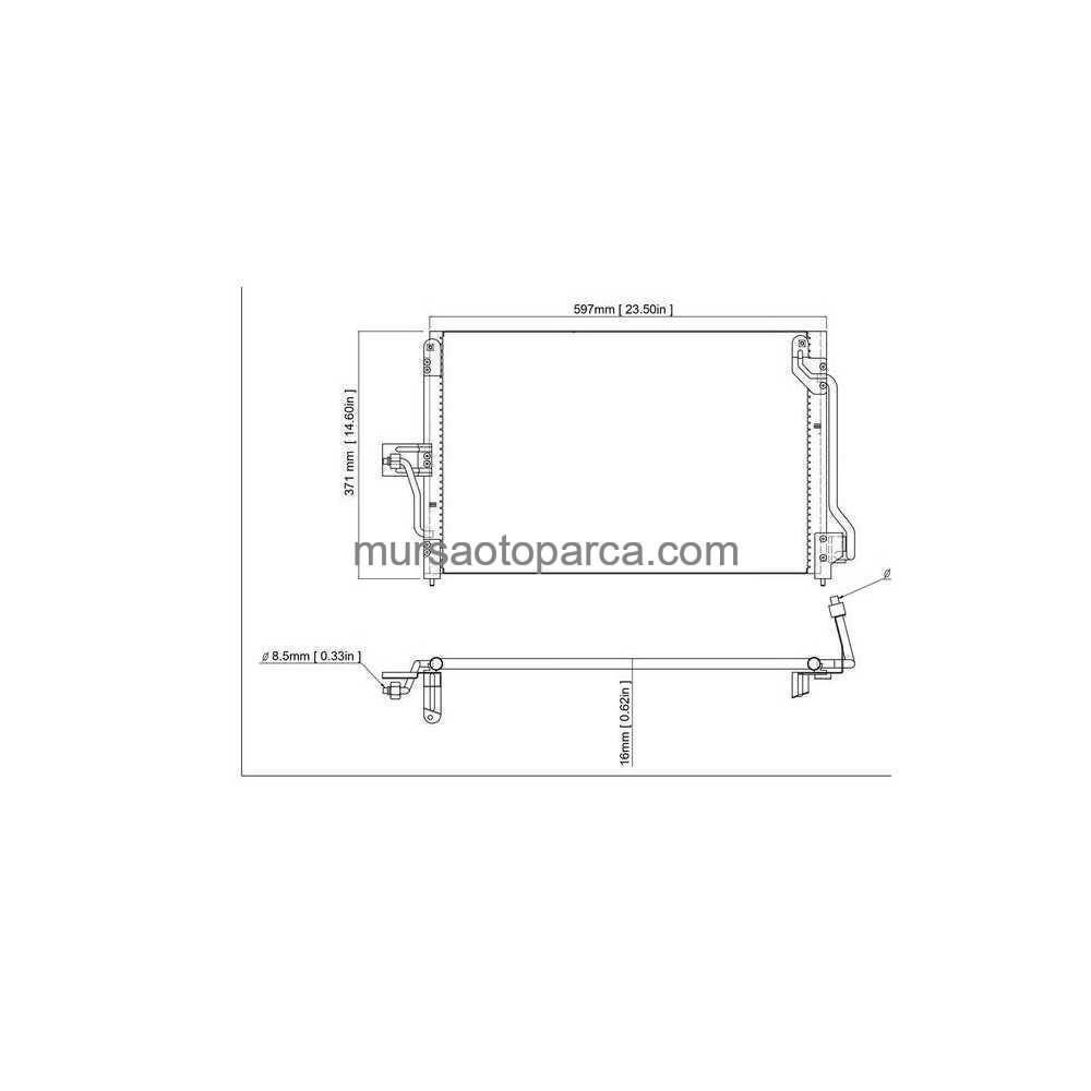 Astra F Klima Radyatörü 91- 1618012 