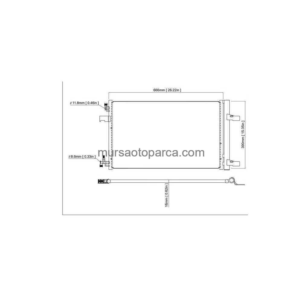 Astra J İnsignia A Zafira C Cruze Klima Radyatörü 10- 1850220