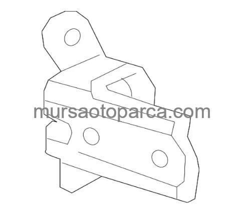 Astra J-K İnsignia B Mokka Zafira C Crossland X Kapı Menteşesi Arka Alt Sağ 09- 